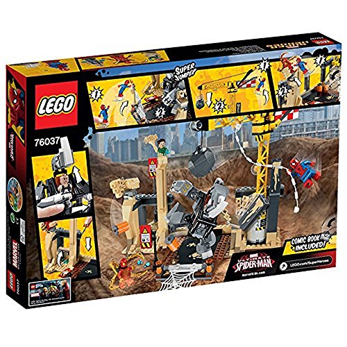 LEGO - Rhino y Sandman: Equipo de Supervillanos, Multicolor (76037)