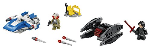 LEGO Star Wars 75196 The Last Jedi A-Wing vs. Tie Silencer Microfighters Building Kit