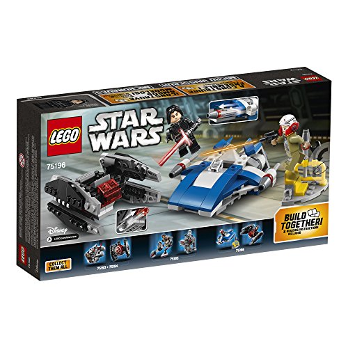 LEGO Star Wars 75196 The Last Jedi A-Wing vs. Tie Silencer Microfighters Building Kit