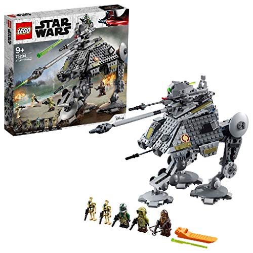 LEGO Star Wars - Caminante AT-AP, juguete de construcción y aventuras de La Guerra de las Galaxias con minifigura Chewbacca (75234)