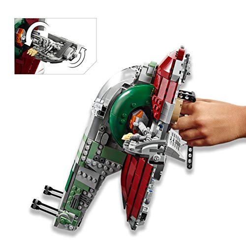 LEGO - Star Wars Esclavo I Edición 20 Aniversario, Juguete de Construcción de Nave Espacial de Boba Fett de la Guerra de las Galaxias, Incluye Minifigura de la Princesa Leia (75243)