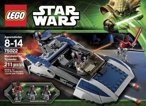 LEGO Star Wars Mandalorian Speeder Niño/niña 211pieza(s) Juego de construcción - Juegos de construcción (Multicolor, 8 año(s), 211 Pieza(s), Niño/niña, 14 año(s), 12 cm)