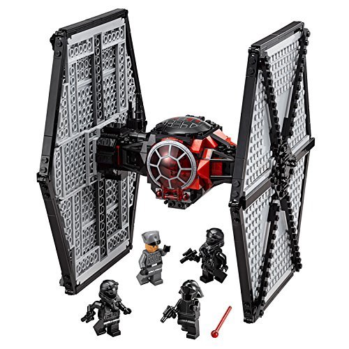 LEGO Star Wars - Pack de 4 minifiguras 2 First Order TIE Fighter Pilots, First Order Officer, First Order Crew (75101) , Modelos/colores Surtidos, 1 Unidad