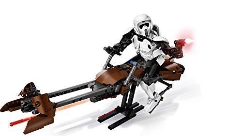 LEGO Star Wars - Scout Trooper y Speeder Bike (75532) Juego de construcción