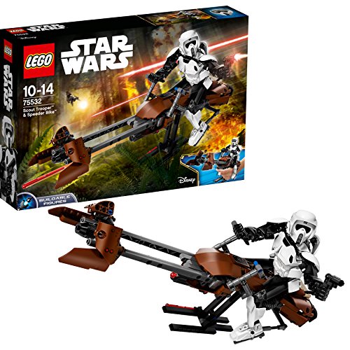 LEGO Star Wars - Scout Trooper y Speeder Bike (75532) Juego de construcción