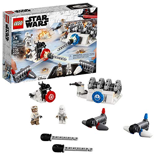 LEGO Star Wars: The Empire Strikes Back Action Battle Hoth Generator Attack 75239 Building Kit, New 2019 (235 Pieces)