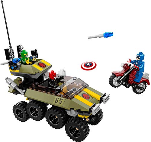 LEGO Super Heroes - Marvel, Captain America vs. Hydra, Juego de construcción (76017)