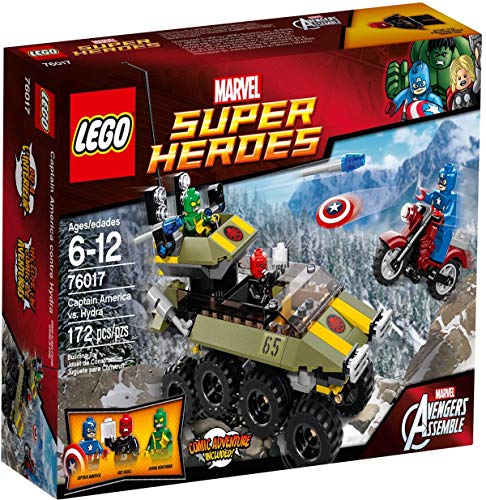 LEGO Super Heroes - Marvel, Captain America vs. Hydra, Juego de construcción (76017)