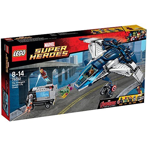 LEGO Super héroes Vengadores Chorro de Quinn de la Ciudad 76032 persecución