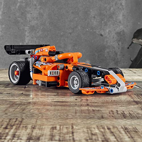 LEGO Technic - Camión de Carreras, Set de Construcción 2 en 1 con Motor Pull-back, Set de la Colección Racer Vehicles, a Partir de 7 Años (42104)