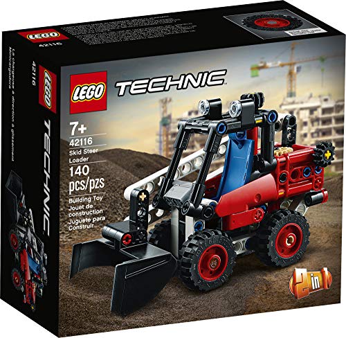 LEGO Technic Skid Steer Loader 42116 Model Building Kit for Kids Who Love Toy Construction Trucks, New 2021 (139 Pieces)