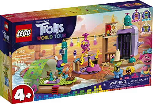 LEGO Trolls World Tour Lonesome Flats Raft Adventure 41253 Kids Building Kit , Great Trolls Gift for Creative Kids, New 2020 (159 Pieces)