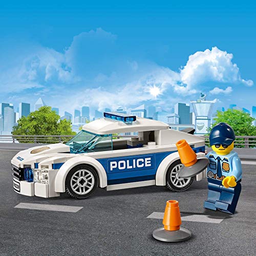 Legoo Lego City 60241 - Juego de mesa de perro policía y carro de rayas 60239 City (4 a 5 años)