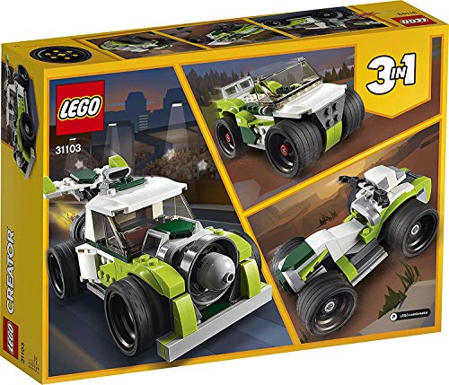 Legoo Lego Creator 31103 - Kit de construcción de camión de cohetes y quad 3 en 1 + 30575 bolsa de plástico, a partir de 7 años