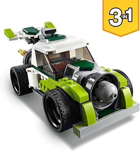 Legoo Lego Creator 31103 - Kit de construcción de camión de cohetes y quad 3 en 1 + 30575 bolsa de plástico, a partir de 7 años