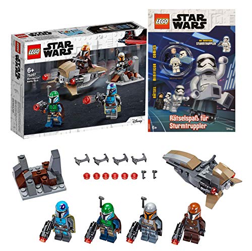 Legoo Lego Star Wars 75267 - Juego de batalla de mandaloriano y diversión para trompetas de asalto (a partir de 6 años)