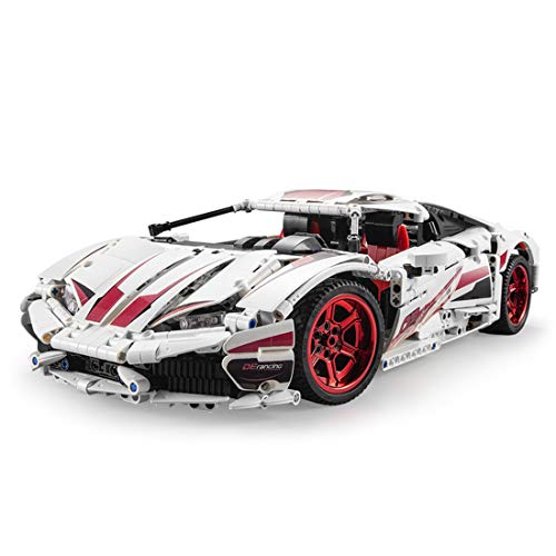 Leic Modelo 1696St. - Juego de construcción de piezas para coche deportivo (montaje estático, para Lamborghini Huracan LP 610, compatible con la técnica Lego)