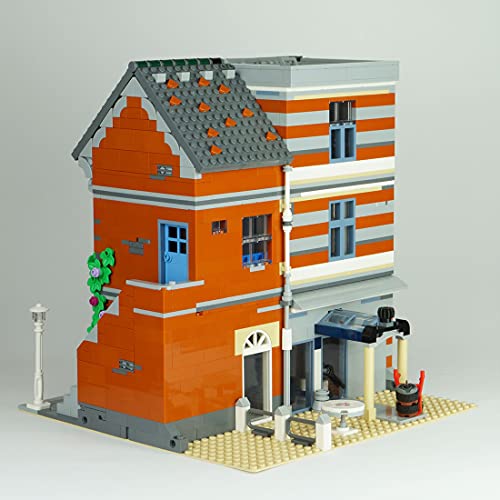 LEIKE Moldura de esquina MOC-53879, 2322 unidades, para esquina, pubs, caseta de construcción modular compatible con Lego Creator Expert Eckgarage 10264