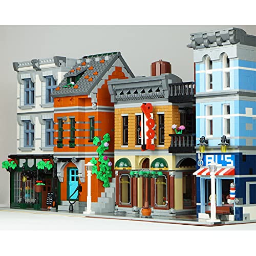 LEIKE Moldura de esquina MOC-53879, 2322 unidades, para esquina, pubs, caseta de construcción modular compatible con Lego Creator Expert Eckgarage 10264