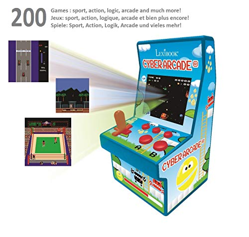 LEXIBOOK JL2940 Lexibook - Consola Cyber Arcade, 200 Juegos (Jl2940), Multicolor