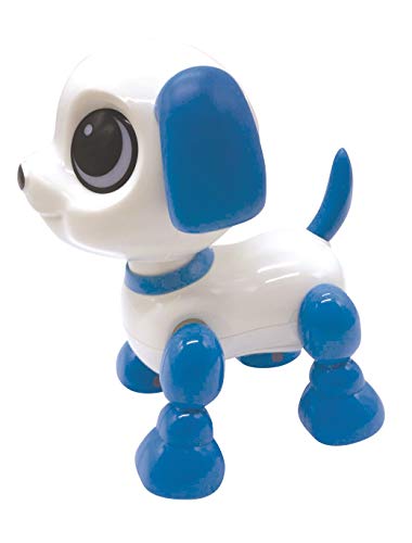 LEXIBOOK Power Puppy Mini-Mi pequeño Perro Robot con Sonidos, música, Efectos de luz, repetición de Voz y reacción a los sonidos-ROB02DOG (ROB02DOG)