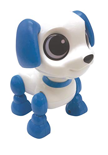 LEXIBOOK Power Puppy Mini-Mi pequeño Perro Robot con Sonidos, música, Efectos de luz, repetición de Voz y reacción a los sonidos-ROB02DOG (ROB02DOG)