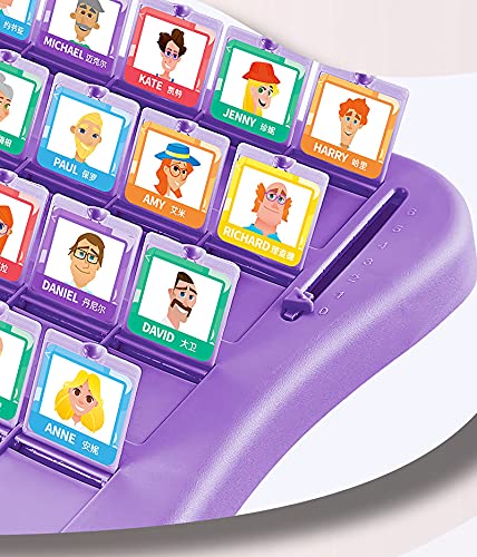 LHZMD Quié Es Divertido Juego De Mesa, Adecuado para El Clásico Juego De Mesa Funny Family Guessing Games Kids Children Toy Gift