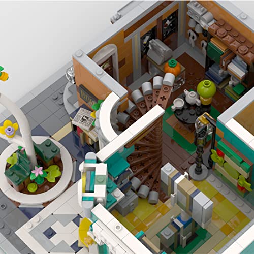 LICI MOC-56446 - Bloques de construcción modulares, 2045 piezas, arte creativo antiguo, modelo de arquitectura de esquinas, bloques de montaje, edificios compatibles con Lego Creator 10270