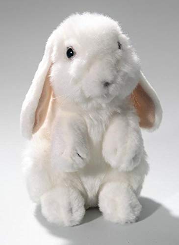 Liebre, Conejo de pie Color Blanco, Nieve Conejo de Peluche (18cm de Carl Dick) 2566004