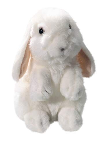 Liebre, Conejo de pie Color Blanco, Nieve Conejo de Peluche (18cm de Carl Dick) 2566004