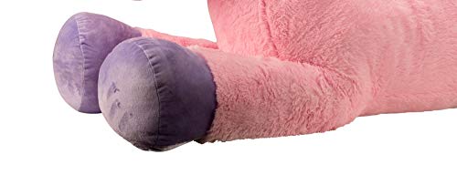 Lifestyle & More Peluche Gigante de Peluche Unicornio Peluche XXL 120 cm de Largo en Rosa / Morado para amar