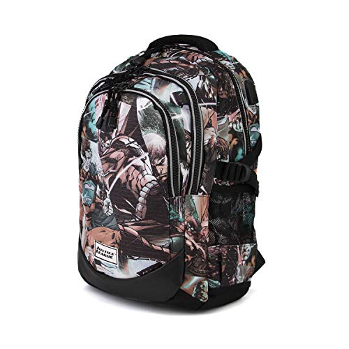 Liga De La Justicia KM-37619 2018 Mochila Tipo Casual, 40 cm, 1 litro, Multicolor