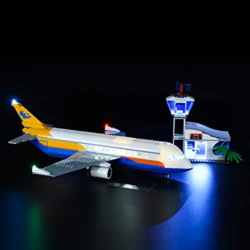 LIGHTAILING Conjunto de Luces Compatible con Lego 60262 City Passenger Airplane Modelo de Construcción de Bloques - NO Incluido en el Modelo