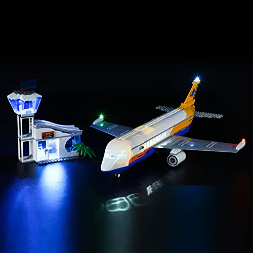 LIGHTAILING Conjunto de Luces Compatible con Lego 60262 City Passenger Airplane Modelo de Construcción de Bloques - NO Incluido en el Modelo