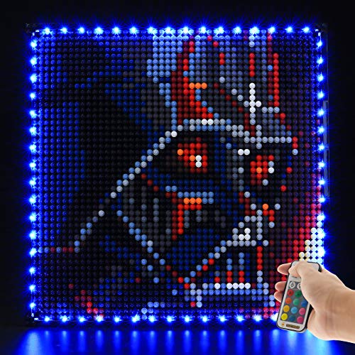 LIGHTAILING Conjunto de Luces con un Control Remoto (Art Star Wars Los Sith) Modelo de Construcción de Bloques - Kit de luz LED Compatible con Lego 31200(NO Incluido en el Modelo)