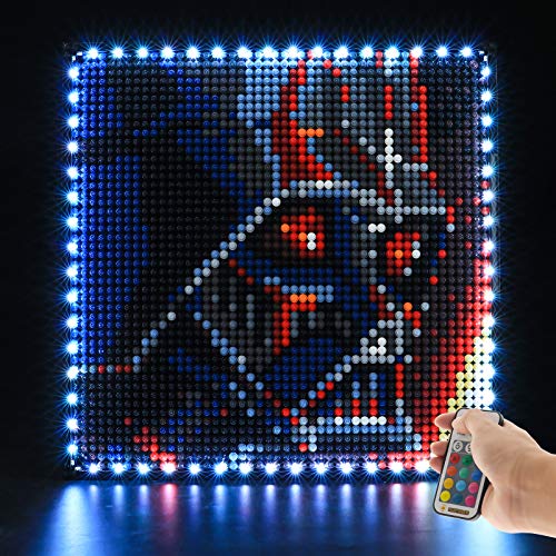 LIGHTAILING Conjunto de Luces con un Control Remoto (Art Star Wars Los Sith) Modelo de Construcción de Bloques - Kit de luz LED Compatible con Lego 31200(NO Incluido en el Modelo)