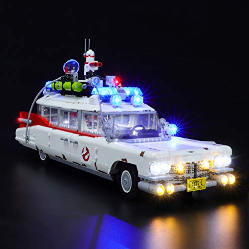 LIGHTAILING Conjunto de Luces (Creator ECTO-1 de los Cazafantasmas) Modelo de Construcción de Bloques - Kit de luz LED Compatible con Lego 10274(NO Incluido en el Modelo)