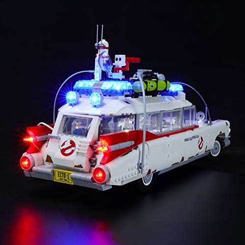 LIGHTAILING Conjunto de Luces (Creator ECTO-1 de los Cazafantasmas) Modelo de Construcción de Bloques - Kit de luz LED Compatible con Lego 10274(NO Incluido en el Modelo)