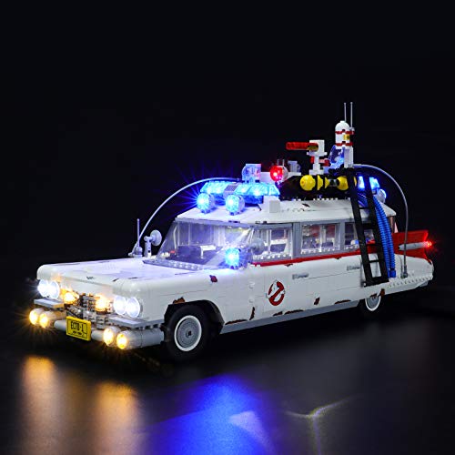 LIGHTAILING Conjunto de Luces (Creator ECTO-1 de los Cazafantasmas) Modelo de Construcción de Bloques - Kit de luz LED Compatible con Lego 10274(NO Incluido en el Modelo)