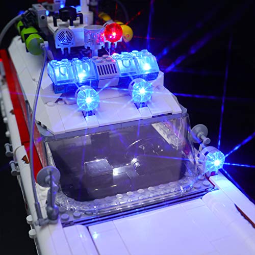 LIGHTAILING Conjunto de Luces (Creator ECTO-1 de los Cazafantasmas) Modelo de Construcción de Bloques - Kit de luz LED Compatible con Lego 10274(NO Incluido en el Modelo)