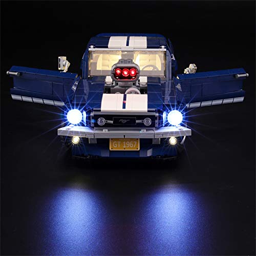 LIGHTAILING Conjunto de Luces (Creator Expert Ford Mustang) Modelo de Construcción de Bloques - Kit de luz LED Compatible con Lego 10265 (NO Incluido en el Modelo)