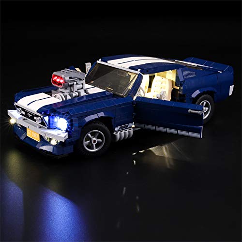 LIGHTAILING Conjunto de Luces (Creator Expert Ford Mustang) Modelo de Construcción de Bloques - Kit de luz LED Compatible con Lego 10265 (NO Incluido en el Modelo)