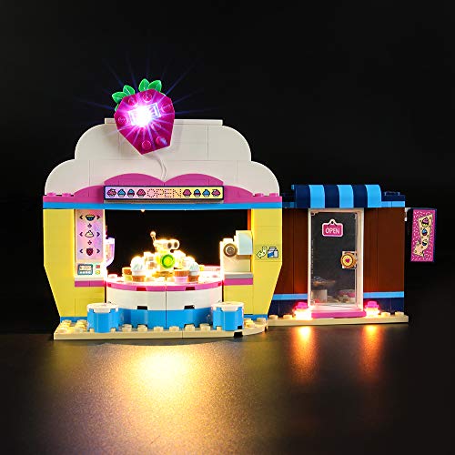 LIGHTAILING Conjunto de Luces (Friends Cafetería Cupcake de Olivia) Modelo de Construcción de Bloques - Kit de luz LED Compatible con Lego 41366 (NO Incluido en el Modelo)