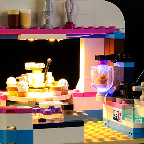 LIGHTAILING Conjunto de Luces (Friends Cafetería Cupcake de Olivia) Modelo de Construcción de Bloques - Kit de luz LED Compatible con Lego 41366 (NO Incluido en el Modelo)