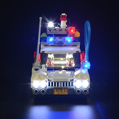 LIGHTAILING Conjunto de Luces (Ghostbusters Ecto-1) Modelo de Construcción de Bloques - Kit de luz LED Compatible con Lego 21108 (NO Incluido en el Modelo)