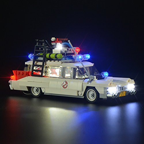 LIGHTAILING Conjunto de Luces (Ghostbusters Ecto-1) Modelo de Construcción de Bloques - Kit de luz LED Compatible con Lego 21108 (NO Incluido en el Modelo)