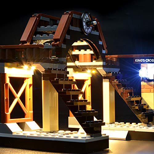 LIGHTAILING Conjunto de Luces (Harry Potter Hogwarts Express) Modelo de Construcción de Bloques - Kit de luz LED Compatible con Lego 75955 (NO Incluido en el Modelo)