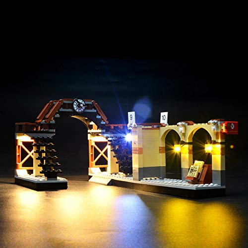 LIGHTAILING Conjunto de Luces (Harry Potter Hogwarts Express) Modelo de Construcción de Bloques - Kit de luz LED Compatible con Lego 75955 (NO Incluido en el Modelo)