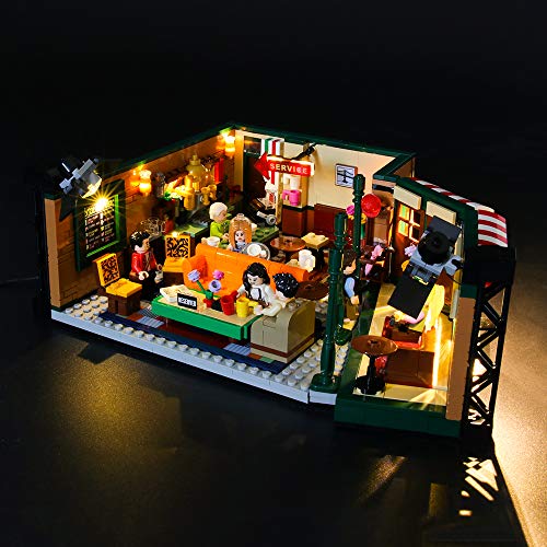 LIGHTAILING Conjunto de Luces (Ideas Friends Central Perk) Modelo de Construcción de Bloques - Kit de luz LED Compatible con Lego 21319 (NO Incluido en el Modelo)