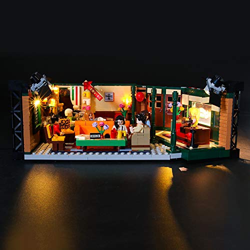 LIGHTAILING Conjunto de Luces (Ideas Friends Central Perk) Modelo de Construcción de Bloques - Kit de luz LED Compatible con Lego 21319 (NO Incluido en el Modelo)